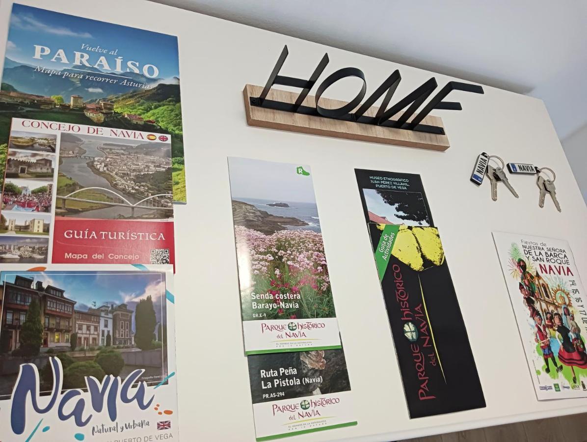 Apartamento Ria Navia Exteriör bild